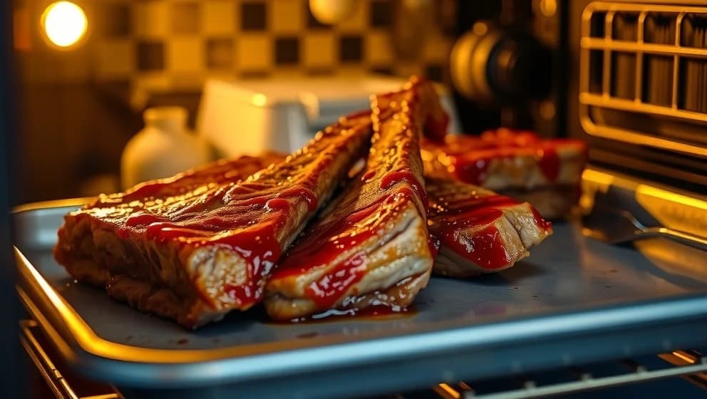 Tunna revben i ugn blir så goda